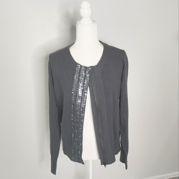 J. Crew Sweaters - J Crew Embellished Cardigan Sweater Large